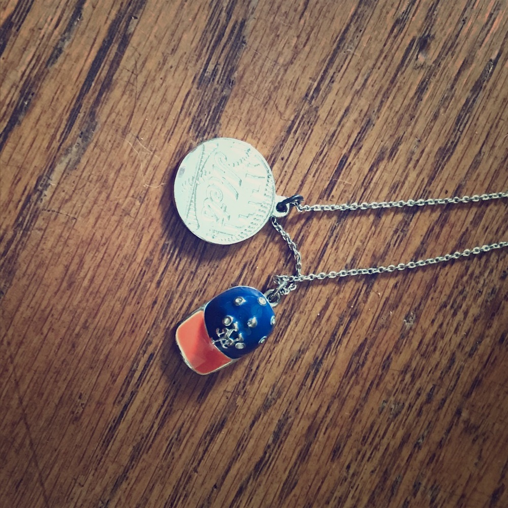 Men’s Necklace MLB Mets Baseball